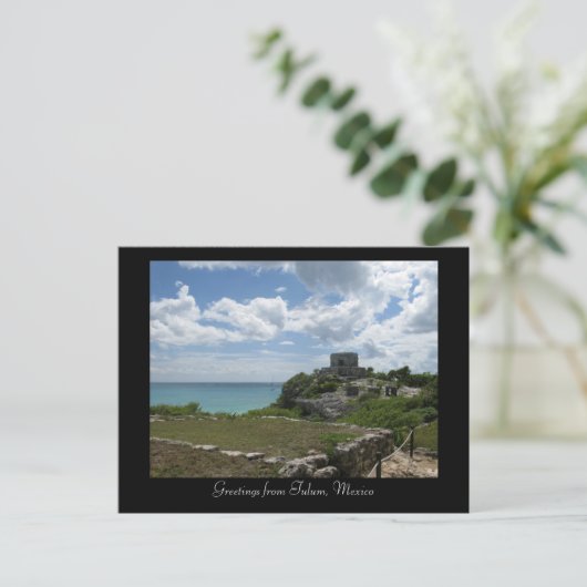 メキシコのトゥルムからのご挨拶 ポストカード (スタンド正面)