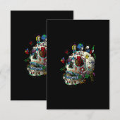 メキシコのドクロくじ 招待状 (正面/裏面)