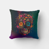 メキシコのドクロクッション クッション (正面)