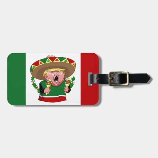 メキシコのドナルド・トランプ ラゲッジタグ (正面横)