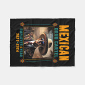 メキシコのドラッグ・カルテル従業員の年 – バイデン氏 フリースブランケット (正面(横))