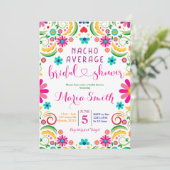 メキシコのナチョ平均婚礼シャワー招待状 招待状 (スタンド正面)