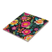 メキシコのノッシュ・デ・フロレス タイル (側面)