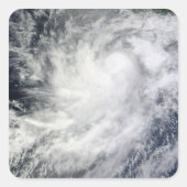 メキシコのハリケーンフランク スクエアシール (正面)