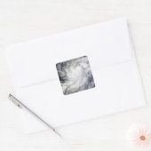 メキシコのハリケーンフランク スクエアシール (封筒)