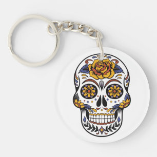 メキシコのハロウィーンマスクキーチェーン キーホルダー