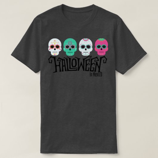 メキシコのハロウィーン Tシャツ (デザイン正面)