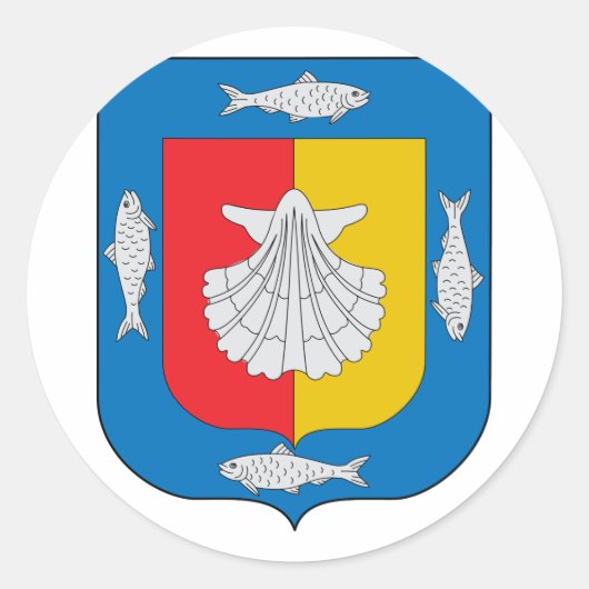 メキシコのバハカリフォルニアシュル ラウンドシール (正面)