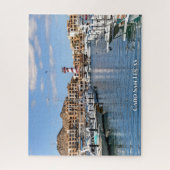 メキシコのバハ、カボサンルーカスにあるマリーナ ジグソーパズル (縦)