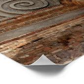 メキシコのバラルタプエルト教会ベルタワー ポスター (角)