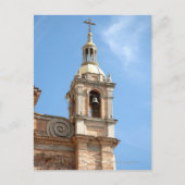 メキシコのバラルタプエルト教会ベルタワー ポストカード (正面)