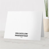 メキシコのバンド・シンガーズ・おもしろい誕生日カード  カード (裏面)