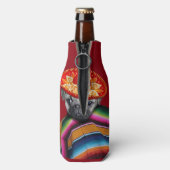 メキシコのパグパーソナライズされた犬ボトルクール ボトルクーラー (ボトル裏面)