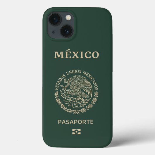 メキシコのパスポート Case-Mate iPhoneケース (裏面)