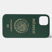 メキシコのパスポート Case-Mate iPhoneケース (裏面 (横))