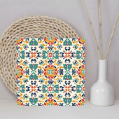 メキシコのパタカラフルーン タイル