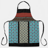 メキシコのパッチワークスタイル3 エプロン (正面)
