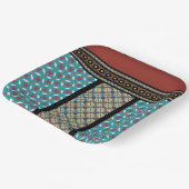 メキシコのパッチワークスタイル3 ペーパープレート (傾斜あり)