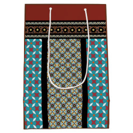 メキシコのパッチワークスタイル3 ミディアムペーパーバッグ