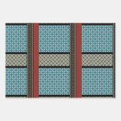 メキシコのパッチワークスタイル3 ラッピングペーパーシート (正面)