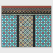 メキシコのパッチワークスタイル3 ラッピングペーパー (フラット)