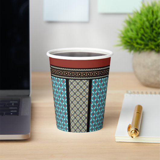 メキシコのパッチワークスタイル3 紙コップ (インサイチュ)