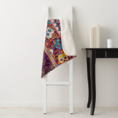 メキシコのパッチワーク伝統的:ヴィンテージデザイン。 シェルパブランケット (インサイチュ)