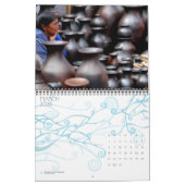 メキシコのパツカロで1年 カレンダー (3月 2026)