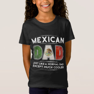 メキシコのパパはクール多くの父の日旗である Tシャツ