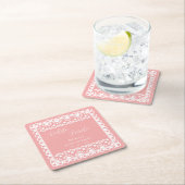 メキシコのパペルピカドシエリートリンド赤ちゃんシャワー スクエアペーパーコースター (インサイチュ)