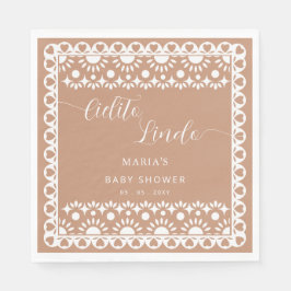 メキシコのパペルピカドシエリートリンド赤ちゃんシャワー スタンダードランチョンナプキン