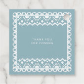 メキシコのパペルピカドシエリートリンド赤ちゃんシャワー フェイバータグ (裏面)