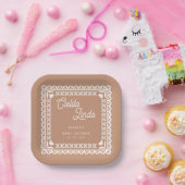 メキシコのパペルピカドシエリートリンド赤ちゃんシャワー ペーパープレート (パーティー)