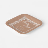 メキシコのパペルピカドシエリートリンド赤ちゃんシャワー ペーパープレート (傾斜あり)