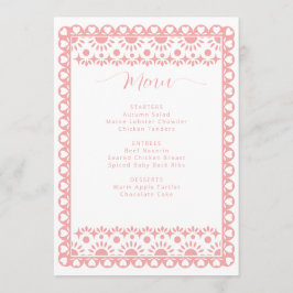 メキシコのパペルピカドシエリートリンド赤ちゃんシャワー メニュー