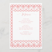 メキシコのパペルピカドシエリートリンド赤ちゃんシャワー メニュー (正面)