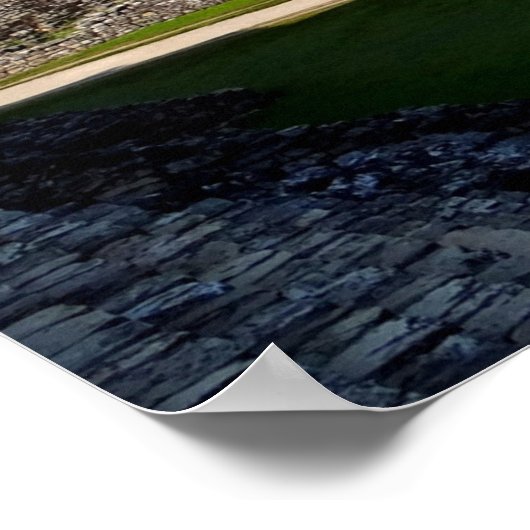 メキシコのパレンケにある碑文の神殿 ポスター (角)