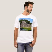 メキシコのパレンケにある碑文の神殿 Tシャツ (正面フル)