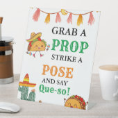 メキシコのパーティーフィエスタフォトブース赤ちゃんシャワー 台座サイン (インサイチュ)
