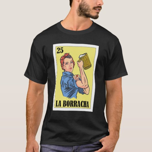 メキシコのパーティーLa Borracha Tシャツ (正面)