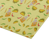 メキシコのヒスパニック料理タコテキーラ カッティングボード (角)