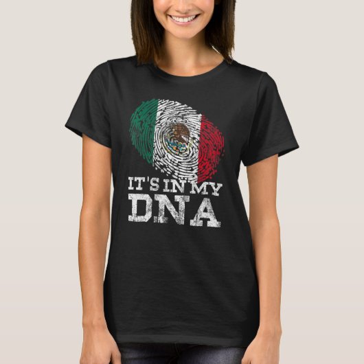 メキシコのヒスパニック・ヘリタ州旗の中にある Tシャツ (正面)