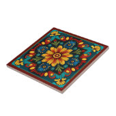 メキシコのヒューコール美術スタイル陶磁器タイル タイル (側面)