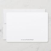 メキシコのビーチの行先の結婚式招待状 招待状 (裏面)