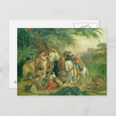 メキシコのピコ・デ・オリザバのフォークシーン ポストカード (正面/裏面)