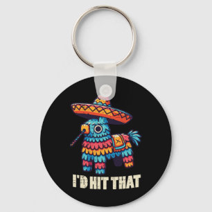メキシコのピナタIdはCinco De Mayo Punおもしろいをヒット キーホルダー