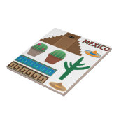 メキシコのピラミッド タイル (側面)