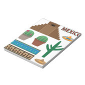 メキシコのピラミッド ノートパッド (回転)