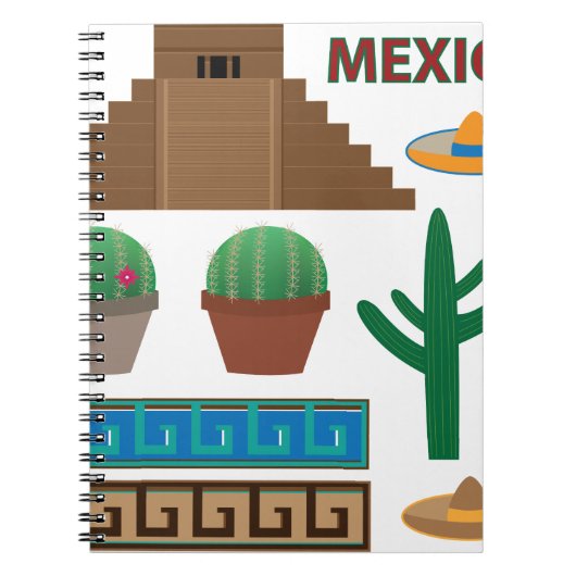 メキシコのピラミッド ノートブック (正面)