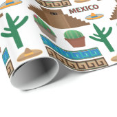 メキシコのピラミッド ラッピングペーパー (ロールコーナー)